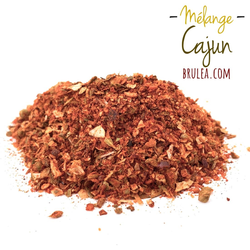 Mélange d'épices Cajun Brulea - Assemblage de saveurs authentiques pour une cuisine de Louisiane.